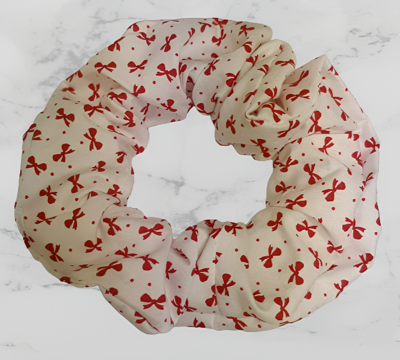 Scrunchie - Red Bow