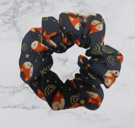 Scrunchie - Navy Fox