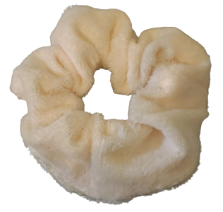 Towelling Scrunchie - Cream